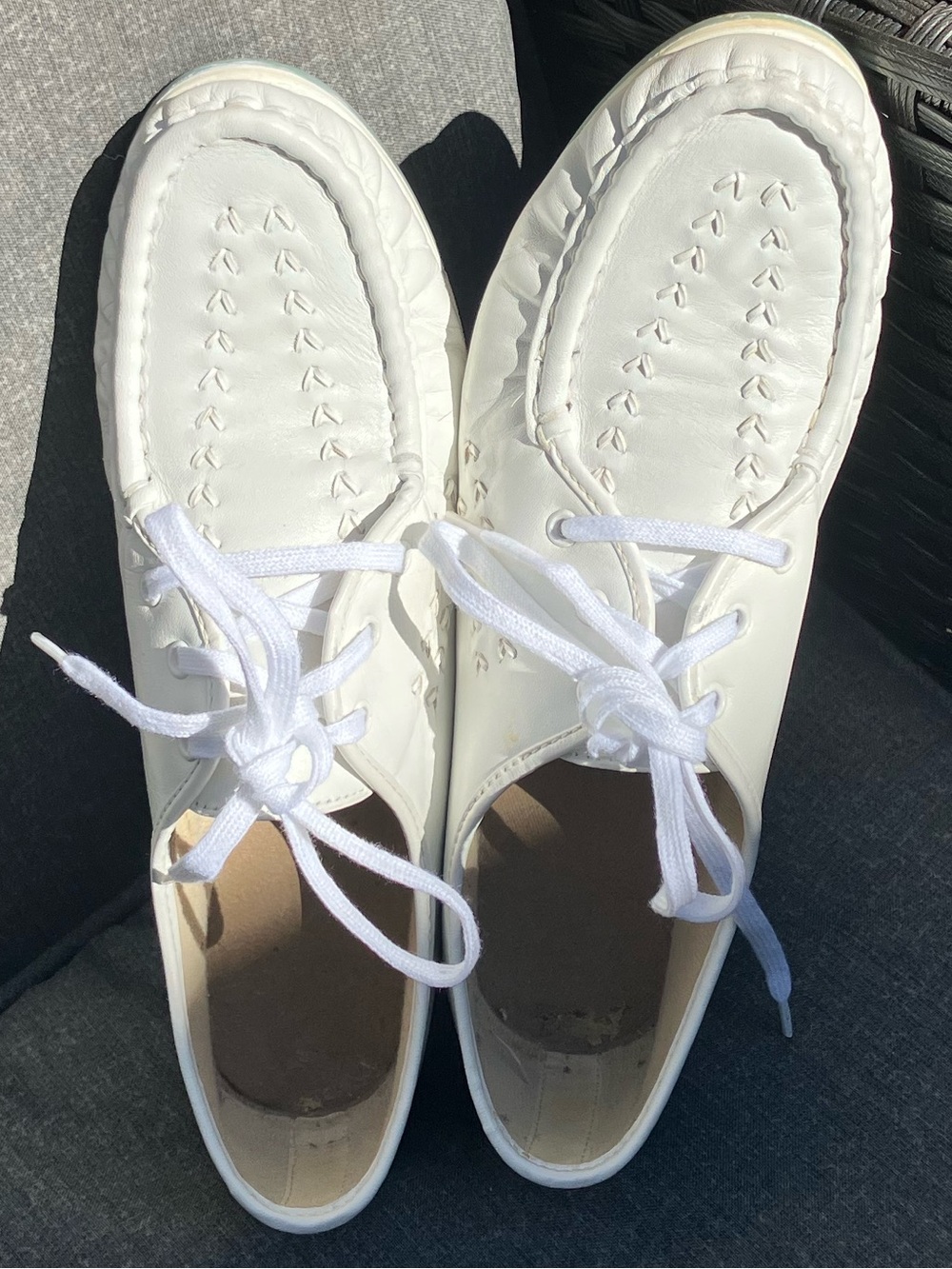 Vintage SAS "Siesta" Leather Lace-Up Loafers